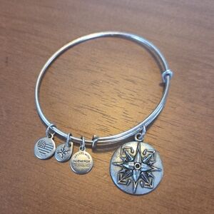 Alex and Ani Silver Charm Bracelet